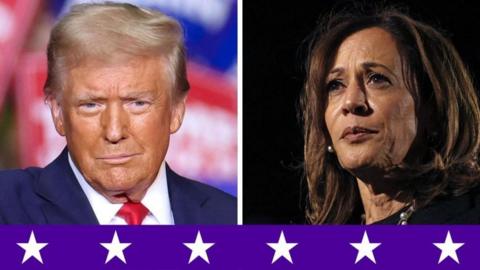 amatora yo Amerika:  Trump wo mu ishyaka ry’aba-Republicain ari imbere ya mukeba we, Kamala Harris wo ku ruhande rw’aba-Democrates