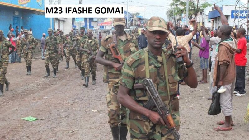 RDC: Umutwe wa M23 wigaruriye Umujyi wa Goma nyuma yo kuwirukanwamo n’ingabo za FRDC