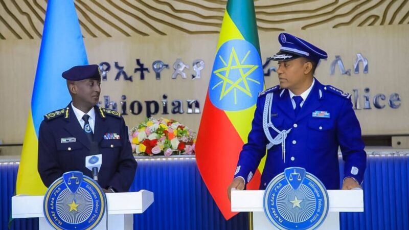Umuyobozi Mukuru wa Polisi y’u Rwanda (IGP), CG Felix Namuhoranye ari mu ruzinduko rw’akazi muri Ethiopia