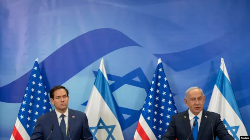 Marco Rubio na Netanyahu bavuze ko umutwe wa Hamas ugomba kurandurwa