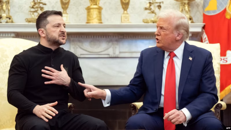 Prezida Trump na Zelenskyy Bateranye amagambo