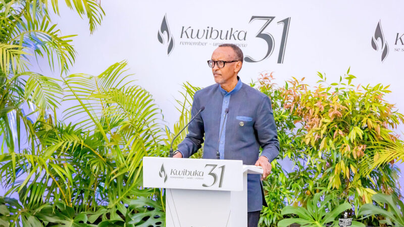 Kwibuka 31: Ikitaratwishe mu myaka 31 ishize ngo kiturangize cyatumye dukomera, Paul Kagame