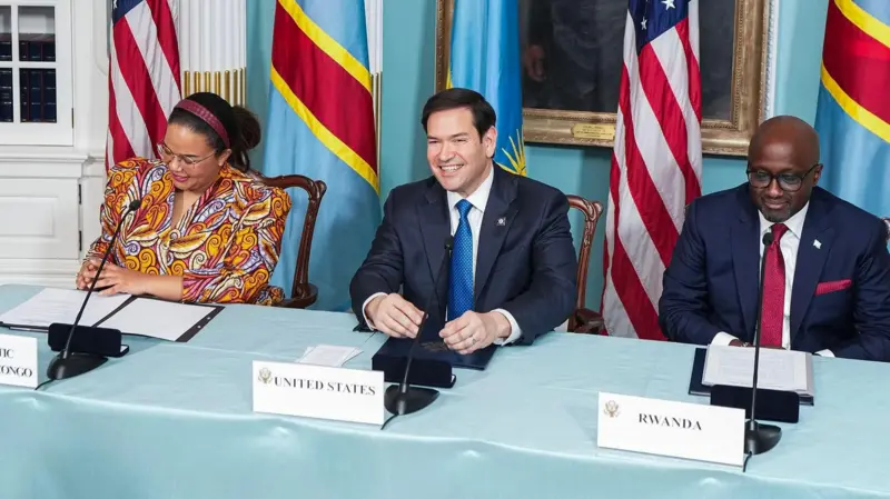 DR Congo n’u Rwanda byahaye Amerika umushinga w’amahoro – ‘ni intambwe ikomeye’