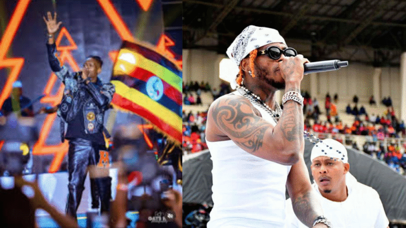 Jose Chameleone yakiranwe ubwuzu i Bujumbura, Diamond amwubaha byimazeyo
