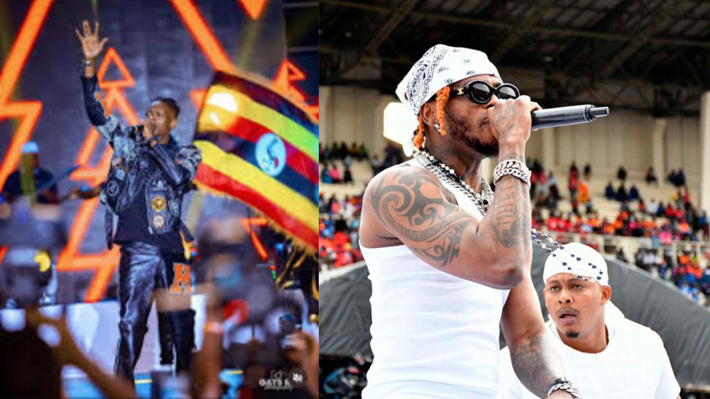 Jose Chameleone yakiranwe ubwuzu i Bujumbura, Diamond amwubaha byimazeyo