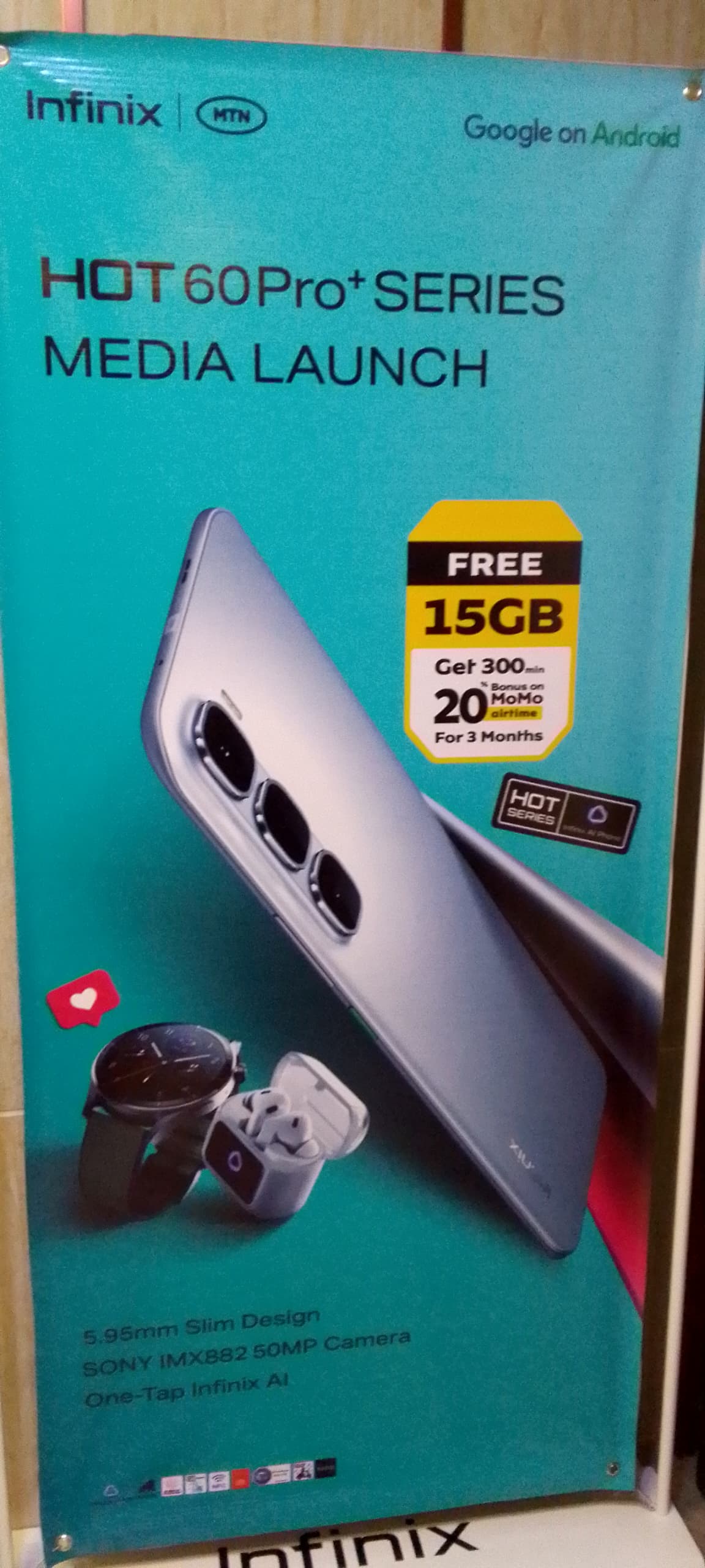 Infinix yashyize ku isoko telefoni nshya ya Hot 60 Pro+