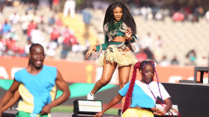 Zuchu yasusurukije ibirori byo gusoza CHAN 2024 i Nairobi