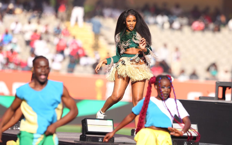 Zuchu yasusurukije ibirori byo gusoza CHAN 2024 i Nairobi